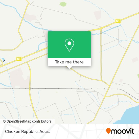 Chicken Republic map