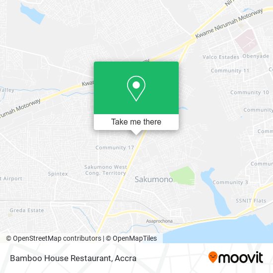 Bamboo House Restaurant map