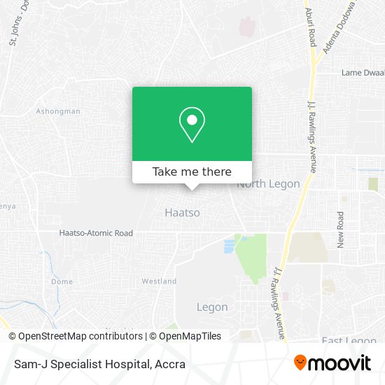 Sam-J Specialist Hospital map