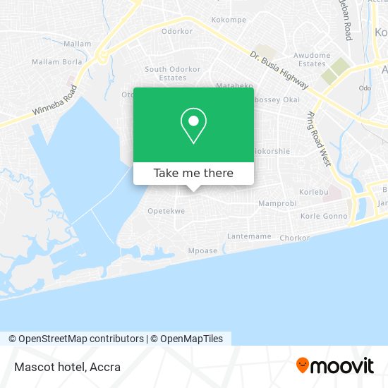 Mascot hotel map