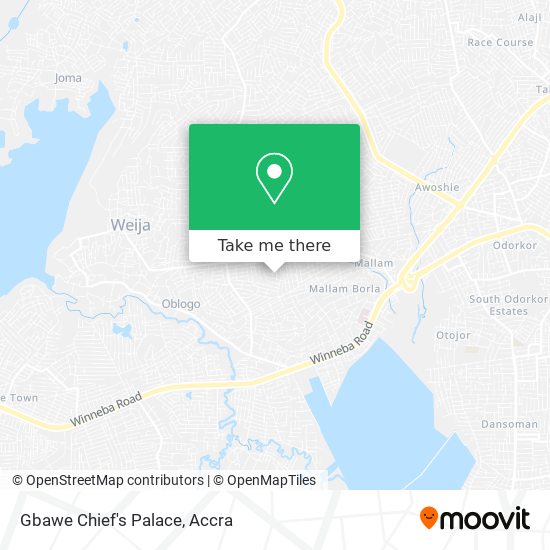 Gbawe Chief's Palace map