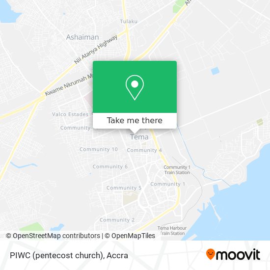 PIWC (pentecost church) map