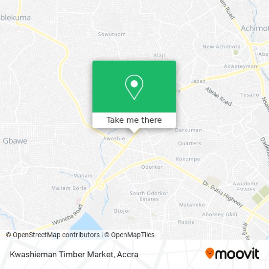 Kwashieman Timber Market map