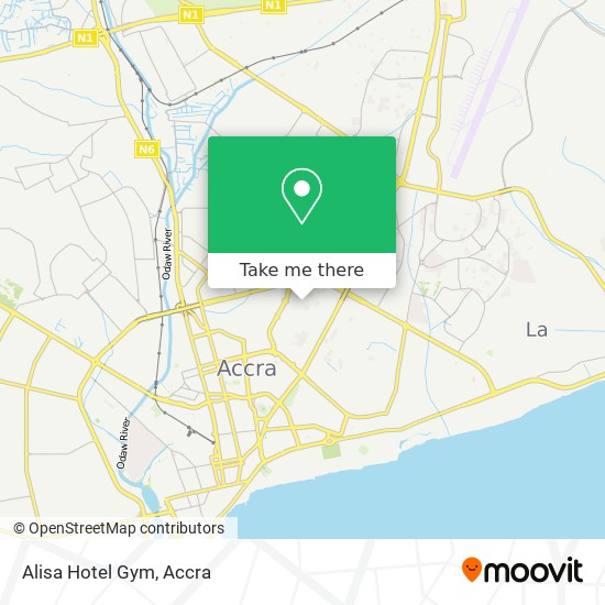 Alisa Hotel Gym map