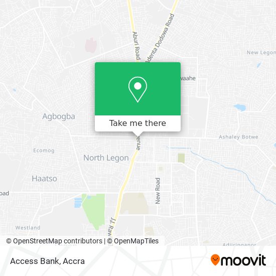 Access Bank map