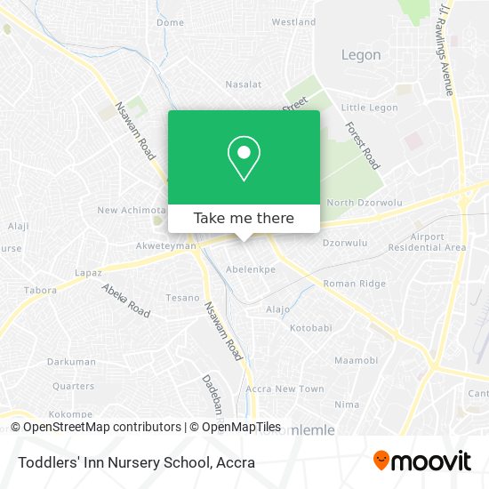 Toddlers' Inn Nursery School map