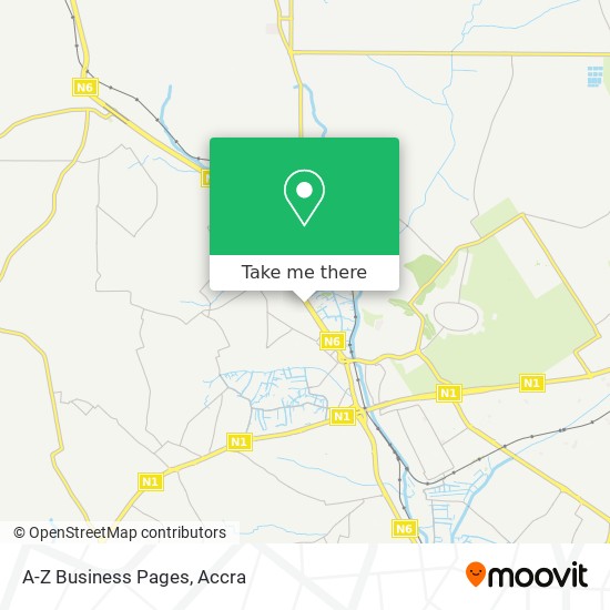 A-Z Business Pages map