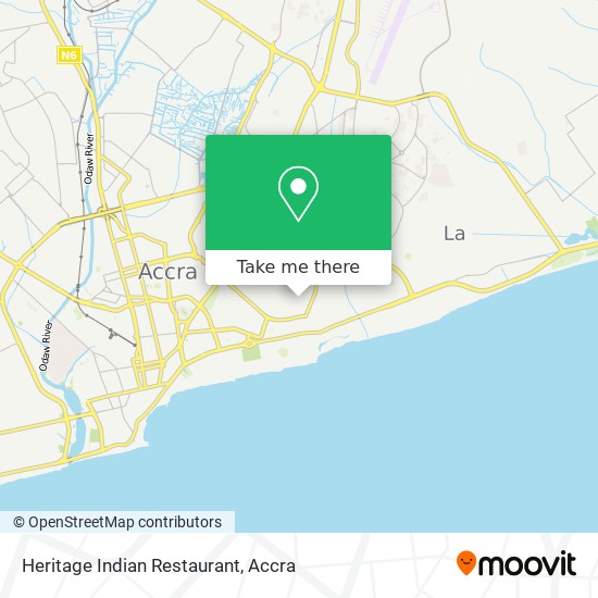 Heritage Indian Restaurant map