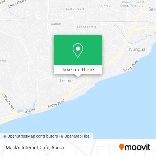 Malik's Internet Cafe map