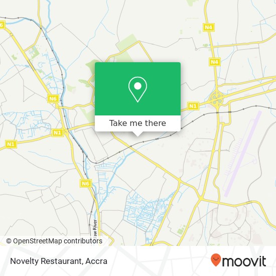Novelty Restaurant map