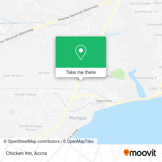 Chicken Inn map