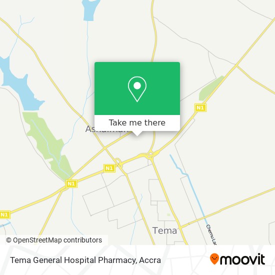 Tema General Hospital Pharmacy map