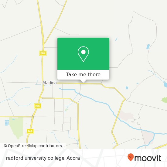 radford university college map