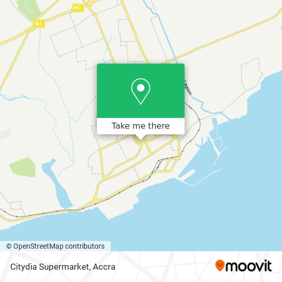 Citydia Supermarket map