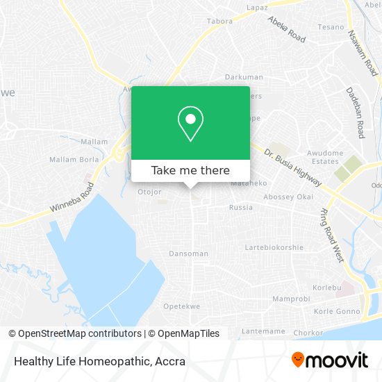 Healthy Life Homeopathic map