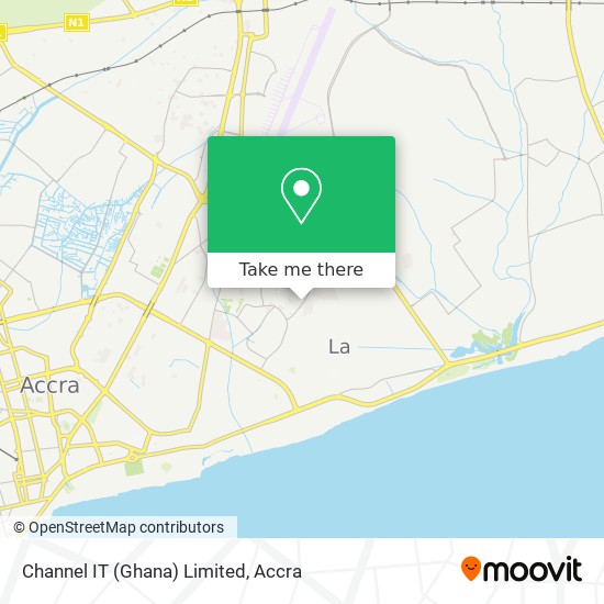 Channel IT (Ghana) Limited map