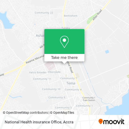 National Health insurance Office map