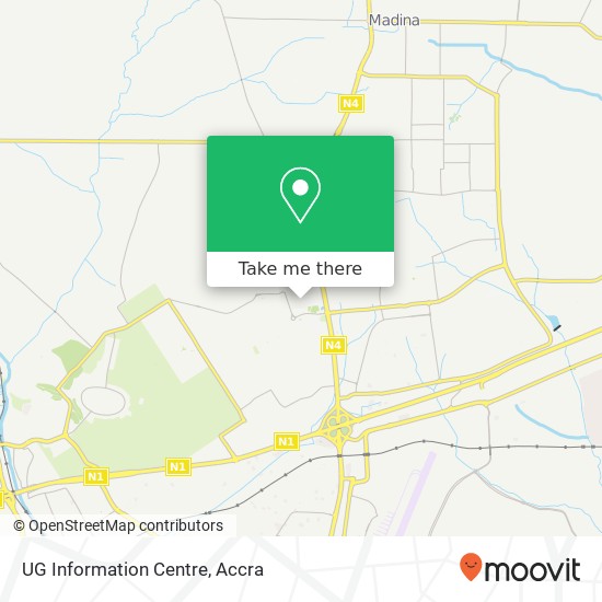 UG Information Centre map