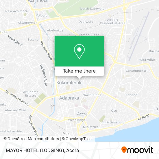 MAYOR HOTEL (LODGING) map