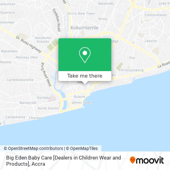 Big Eden Baby Care [Dealers in Children Wear and Products] map