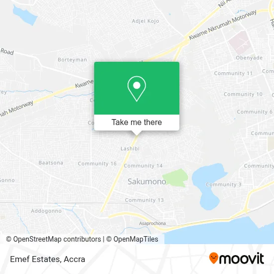 Emef Estates map