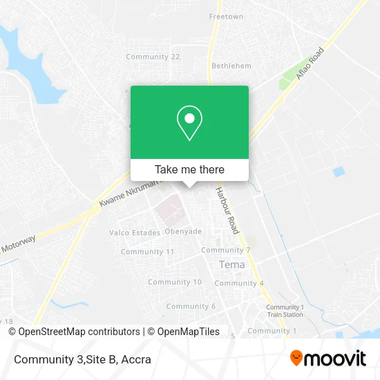Community 3,Site B map