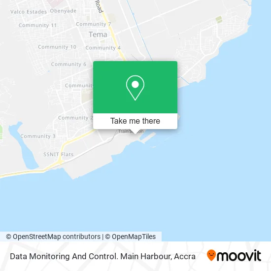 Data Monitoring And Control. Main Harbour map