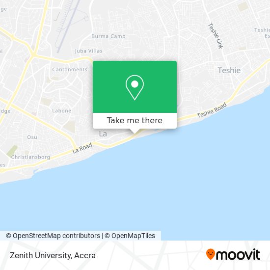 Zenith University map