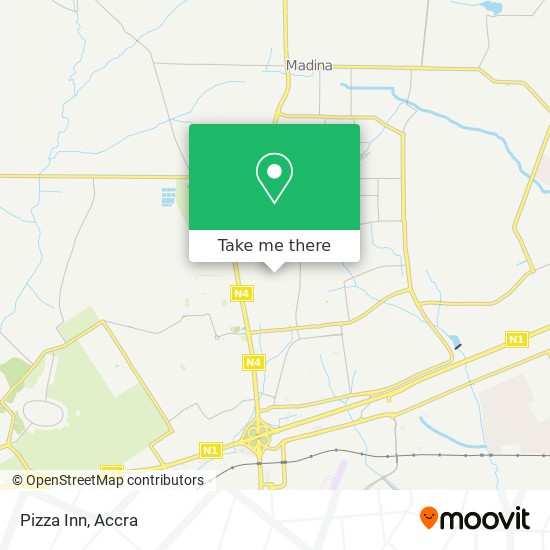 Pizza Inn map