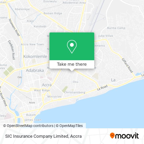 SIC Insurance Company Limited map