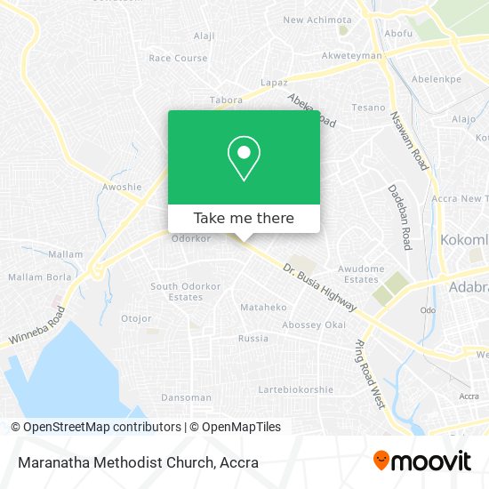 Maranatha Methodist Church map