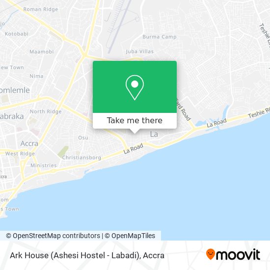 Ark House (Ashesi Hostel - Labadi) map
