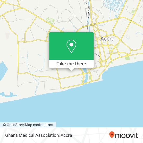 Ghana Medical Association map