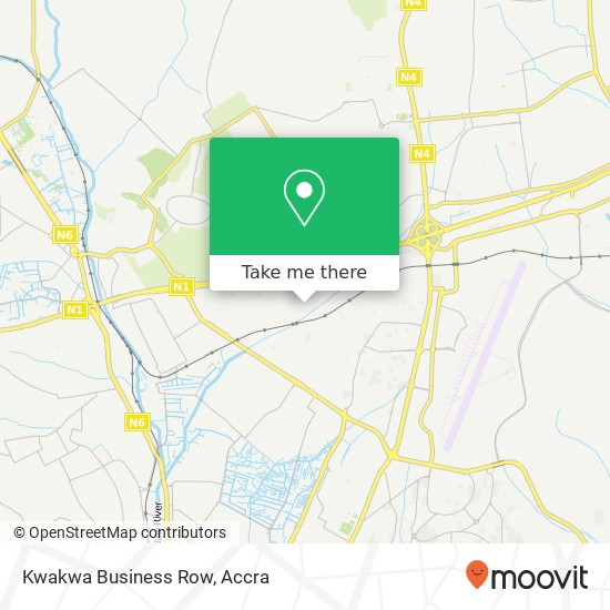 Kwakwa Business Row map