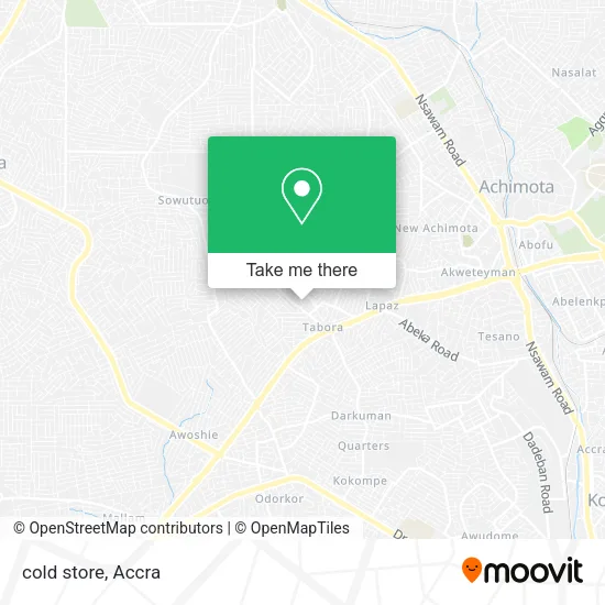 cold store map