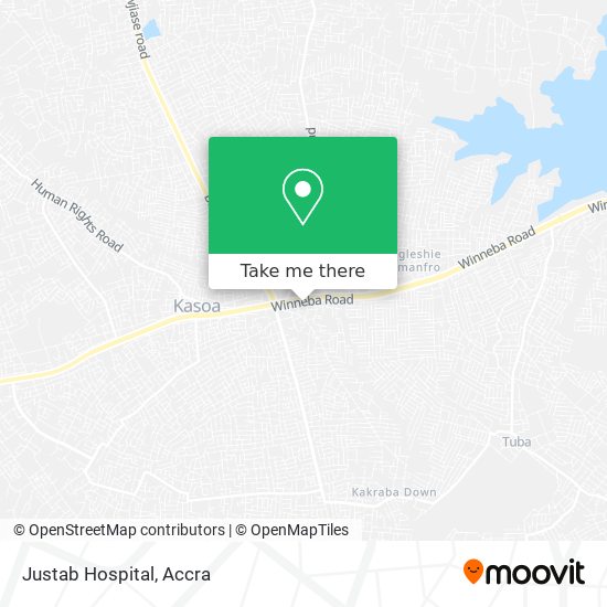 Justab Hospital map