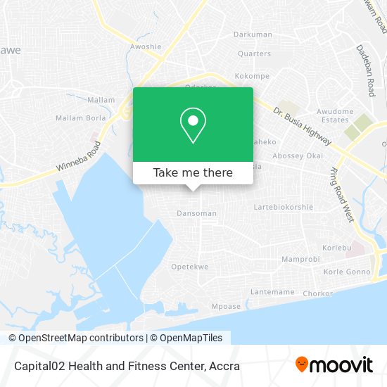 Capital02 Health and Fitness Center map