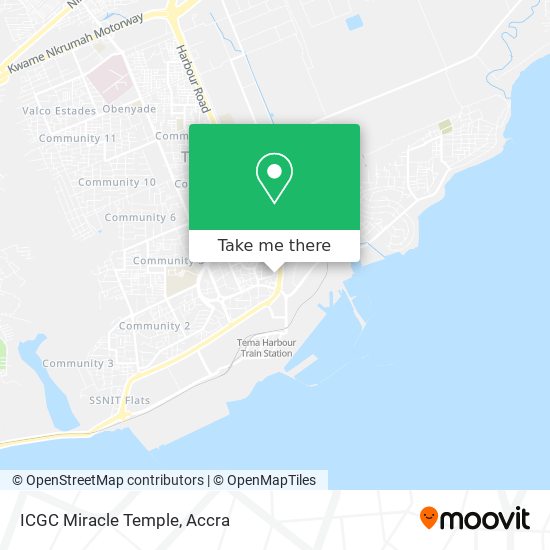 ICGC Miracle Temple map