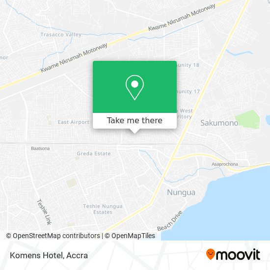 Komens Hotel map