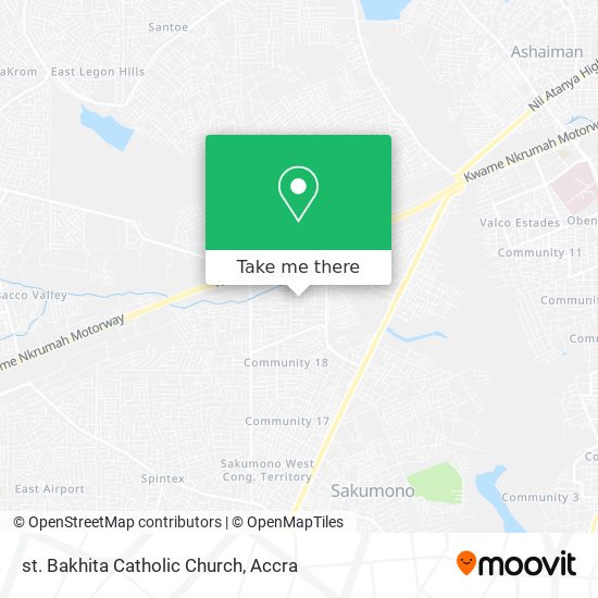 st. Bakhita Catholic Church map