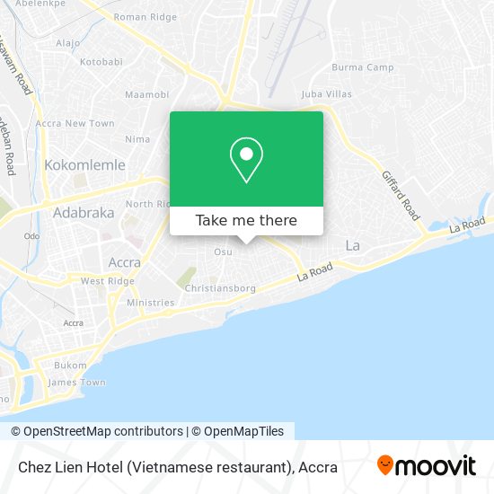 Chez Lien Hotel (Vietnamese restaurant) map