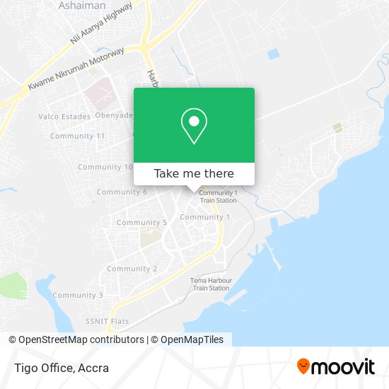 Tigo Office map