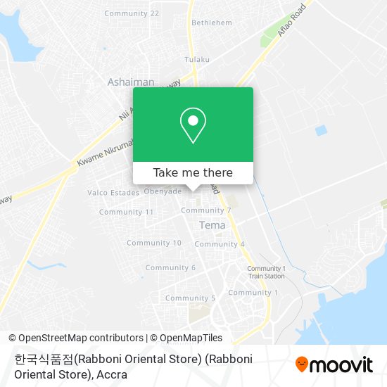 한국식품점(Rabboni Oriental Store) (Rabboni Oriental Store) map