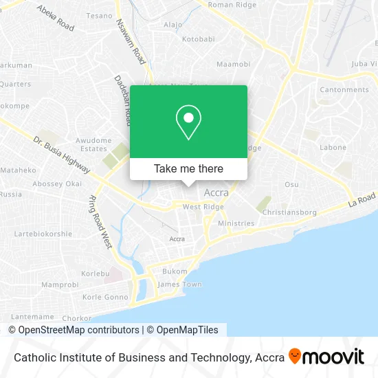 Catholic Institute of Business and Technology map