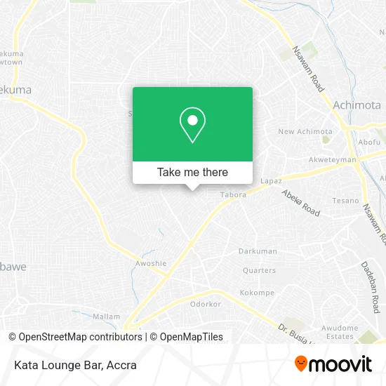 Kata Lounge Bar map