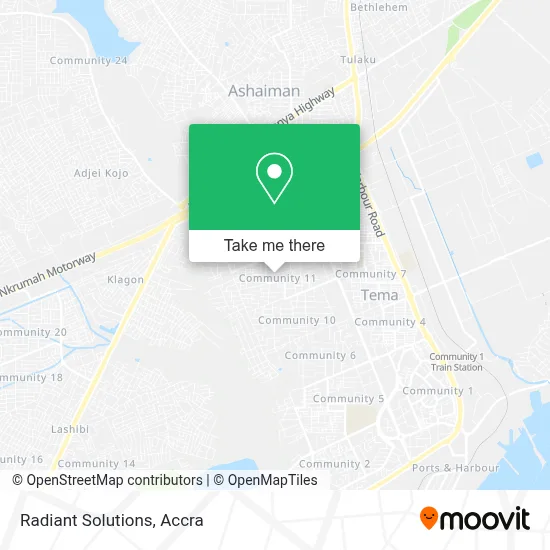 Radiant Solutions map