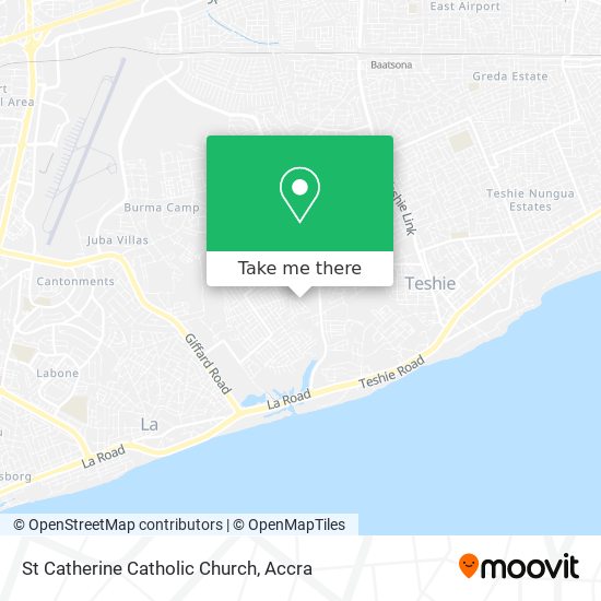 St Catherine Catholic Church map