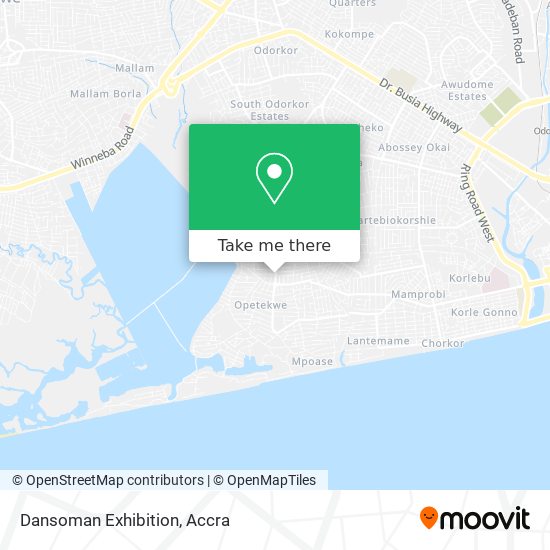 Dansoman Exhibition map