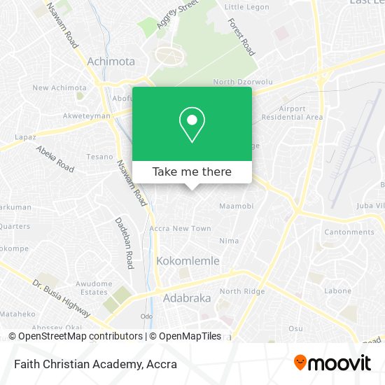 Faith Christian Academy map