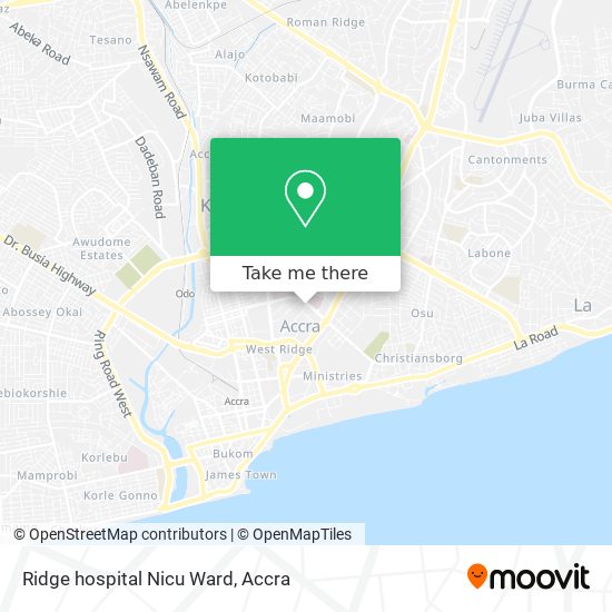 Ridge hospital Nicu Ward map